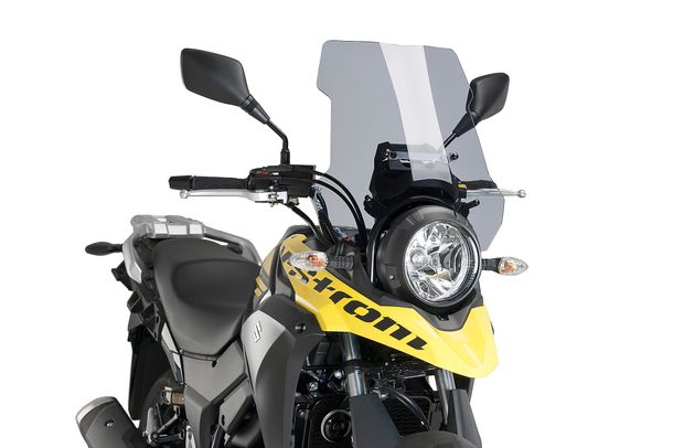 Windschild Puig Touringscheibe 440 x 435 mm mit ABE für Suzuki DL250 V-STROM Bj. 2017 - 2023