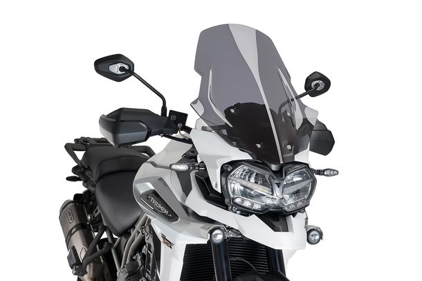 Windschild Puig Touringscheibe 620 x 495 mm mit ABE für Triumph TIGER EXPLORER XR, TIGER EXPLORER XRX, u.a. (Bj. 2018 - 2021)
