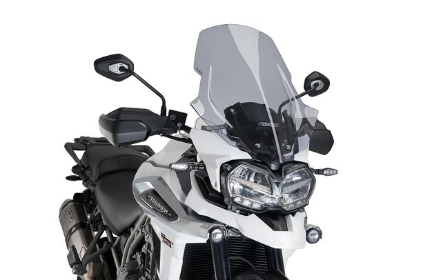 Windschild Puig Touringscheibe 620 x 495 mm mit ABE für Triumph Tiger Explorer XCX, Tiger Explorer XCA Bj. 2018 - 2021