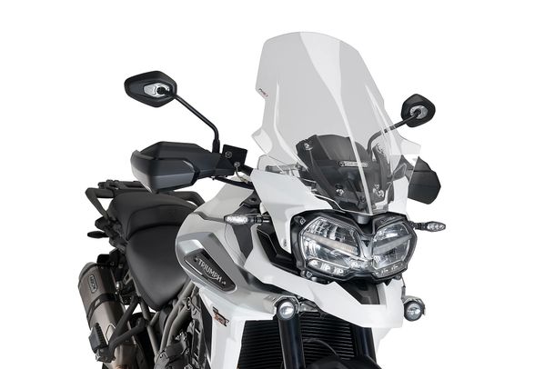 Windschild Puig Touringscheibe 620 x 495 mm mit ABE für Triumph Tiger Explorer XCX, Tiger Explorer XCA Bj. 2018 - 2021