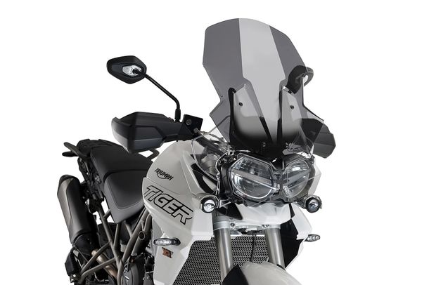 Windschild Puig Touringscheibe 550 x 440 mm mit ABE für Triumph TIGER 800 XCX, TIGER 800 XCA, TIGER 800 XR, u.a. (Bj. 2018 - 2019)