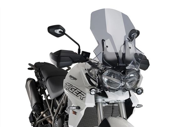 Windschild Puig Touringscheibe 550 x 440 mm mit ABE für Triumph Tiger 800 XCX, Tiger 800 XCA, Tiger 800 XR, Tiger 800 XRX Bj. 2018 - 2019