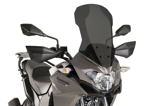 Windschild Puig Touringscheibe mit ABE für Kawasaki VERSYS-X 300, VERSYS-X 300 ADVENTURE, VERSYS-X 300 URBAN (Bj. 2017 - 2020)