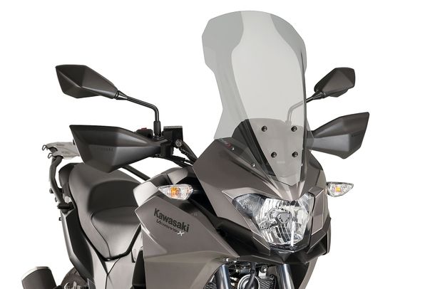 Windschild Puig Touringscheibe mit ABE für Kawasaki VERSYS-X 300, VERSYS-X 300 Adventure, VERSYS-X 300 Urban Bj. 2017 - 2020