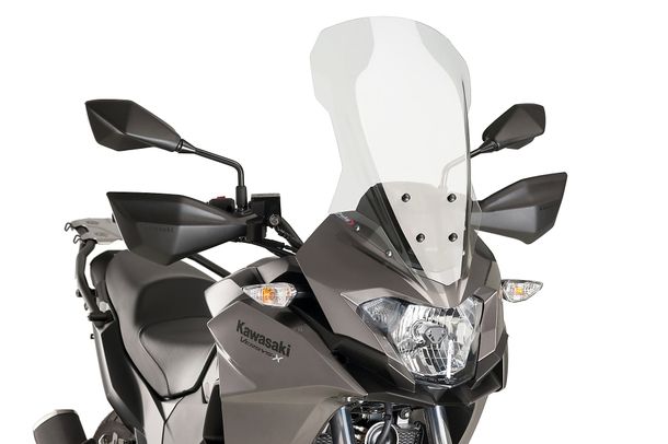 Windschild Puig Touringscheibe mit ABE für Kawasaki VERSYS-X 300, VERSYS-X 300 Adventure, VERSYS-X 300 Urban Bj. 2017 - 2020
