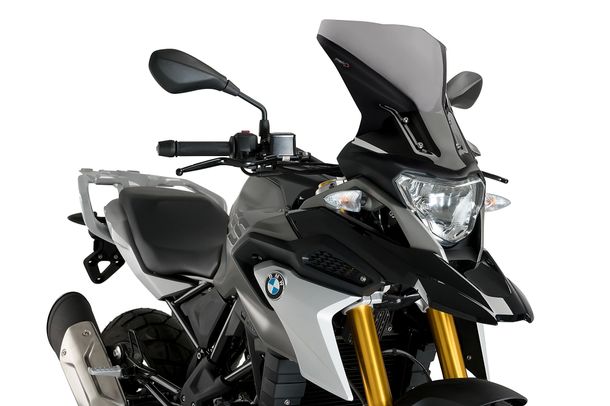 Windschild Puig Touringscheibe 430 x 340 mm mit ABE für BMW G310GS Bj. 2017 - 2026