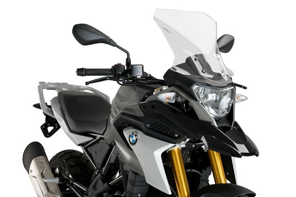 Windschild Puig Touringscheibe 430 x 340 mm mit ABE für BMW G310GS Bj. 2017 - 2026