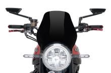 Větrolam Puig Naked s homologací ABE pro Kawasaki Z900RS, Z900RS SE r. v. 2018 - 2026