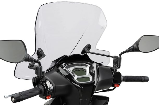 Windschild Puig City Touring mit ABE für Kymco AGILITY S 125I CBS E5