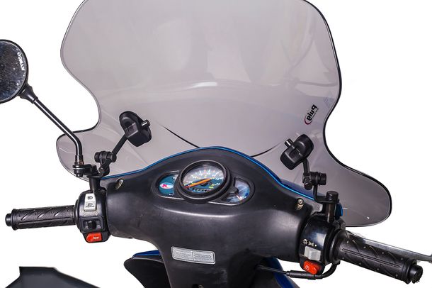 Windschild Puig City Touring mit ABE für Kymco Agility 125