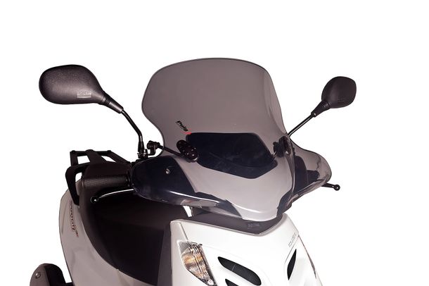 Windschild Puig City Touring mit ABE für Aprilia Sportcity Cube 300, Sportcity Cube 125 Bj. 2008 - 2014