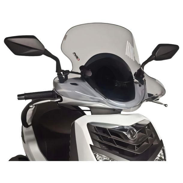 Windschild Puig City Touring mit ABE für SYM HD2 200 ie, HD2 125 E3, HD2 125 E4 Bj. 2012 - 2017