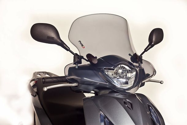 Windschild Puig City Touring mit ABE für Honda SH 125i 4T E3, SH 150i 4T E3 Bj. 2013 - 2017