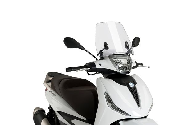 Windschild Puig Trafic mit ABE für Piaggio Beverly 300 S, Beverly 300, Beverly 300 IE, Beverly 310 Bj. 2022 - 2026
