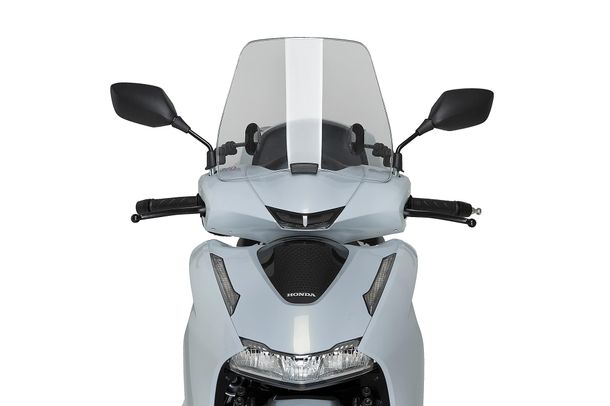 Windschild Puig Trafic mit ABE für Honda SCOOPY SH350i, SH 125i 4T E5, SH 150i 4T E5, SH 350i E5 (Bj. 2021 - 2026)