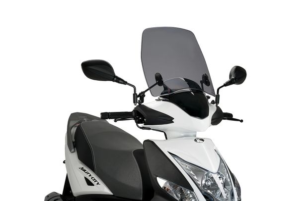 Windschild Puig Trafic mit ABE für Kymco AGILITY 50 CITY 4T, AGILITY 125 CITY (Bj. 2020 - 2026)