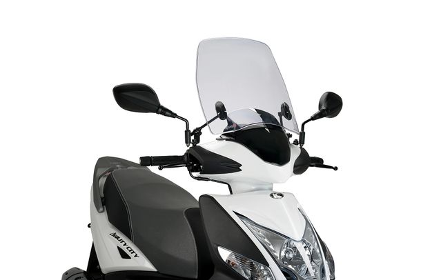 Windschild Puig Trafic mit ABE für Kymco Agility 50 City 4T, Agility 125 City Bj. 2020 - 2026