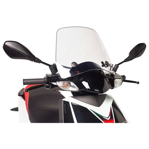 Windschild Puig Trafic mit ABE für Aprilia SR Motard 50, SR Motard 125 Bj. 2015 - 2023
