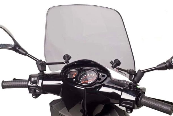 Windschild Puig Trafic mit ABE für Aprilia SR MOTARD 50, SR MOTARD 125 (Bj. 2015 - 2023)