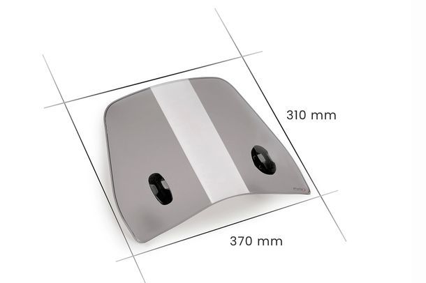 Windschild Puig Trafic mit ABE für Kymco Agility 50 City 4T, Agility 125 City Bj. 2011 - 2019