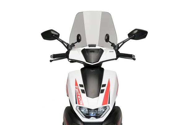 Windschild Puig Trafic mit ABE für Keeway F-ACT EVO 125 ie 4T E5 Bj. 2021 - 2025
