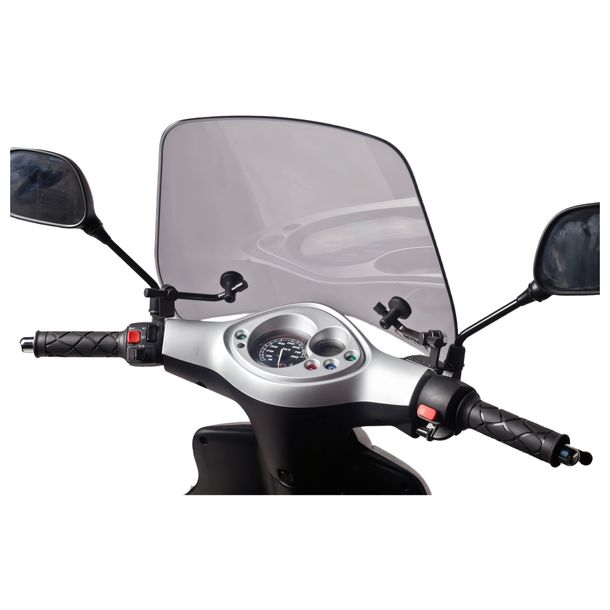 Windschild Puig Trafic mit ABE für Yamaha JOG 50 R AC E2, JOG 50 RR LC E2, JOG 50 2T AC E1 Bj. 1992 - 2017