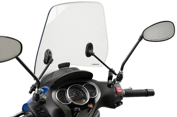 Windschild Puig Trafic mit ABE für Piaggio Beverly 300 IE Bj. 2011 - 2021