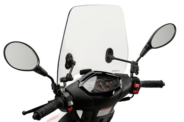 Windschild Puig Trafic mit ABE für Keeway Hurricane 50 Bj. 2021 - 2023
