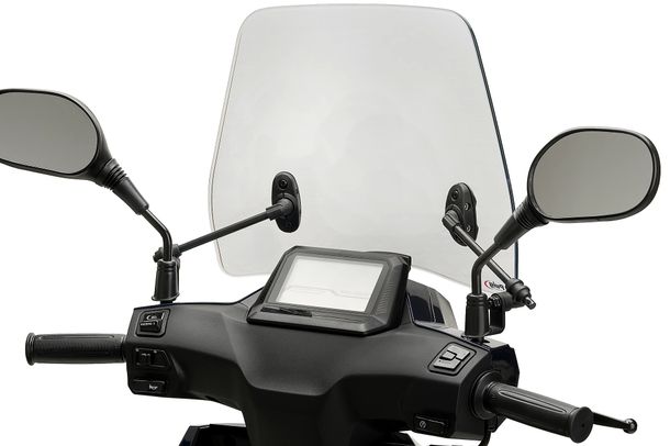 Windschild Puig Trafic mit ABE für Peugeot Tweet 125 GT, Tweet 125 Active Bj. 2023 - 2026