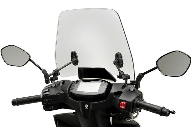 Windschild Puig Trafic mit ABE für Suzuki Avenis 125i Bj. 2021 - 2024