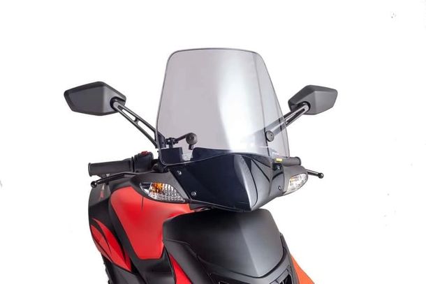 Windschild Puig Trafic mit ABE für Aprilia SR50R, SR 50 R FACTORY (Bj. 2015 - 2023)