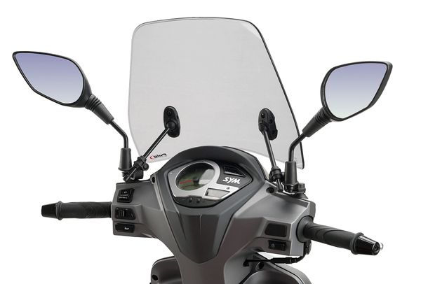 Windschild Puig Trafic für Sym FIDDLE II 50 4T AC E2, FIDDLE II 125, FIDDLE II 150, u.a. (Bj. 2007 - 2023)