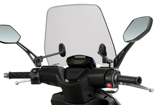 Windschild Puig Trafic mit ABE für Peugeot Speedfight 4 50 4T ie E5, Speedfight 4 50 2T AC E2 Bj. 2015 - 2026