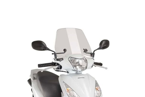 Windschild Puig Trafic mit ABE für Honda Vision 110 E5, Vision 110 E4 Bj. 2018 - 2025