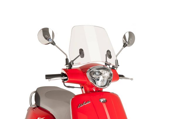 Windschild Puig Trafic mit ABE für Kymco Like 50, Like 125 Bj. 2017 - 2023