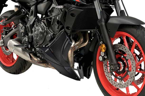 Windschild Puig Bugspoiler mit ABE für Yamaha MT-07, MT-07 Pure Bj. 2021 - 2024