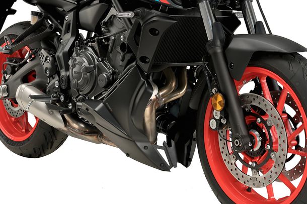Windschild Puig Bugspoiler mit ABE für Yamaha MT-07, MT-07 Pure Bj. 2021 - 2024