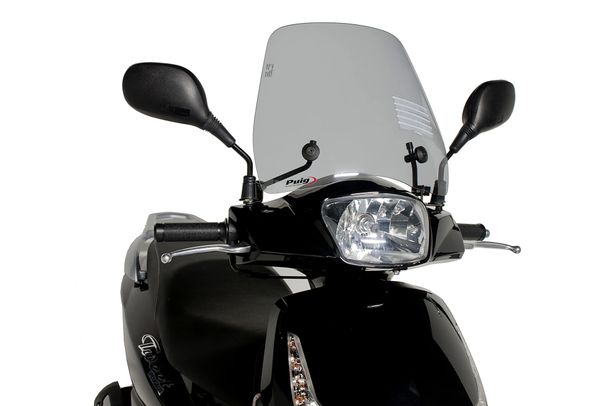 Windschild Puig Trafic mit ABE für Peugeot Tweet 50, Tweet 125, Tweet 50 RS, Tweet 125 RS, Tweet 50 GT Bj. 2010 - 2026