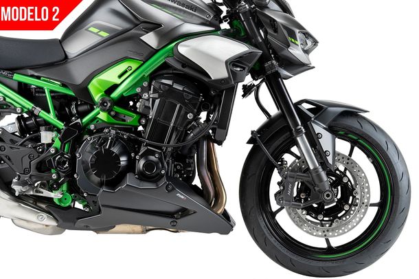 Puig Bugspoiler für Kawasaki Z900, Z900SE (Bj. 2017-2026) - Mattschwarz – Bild 3