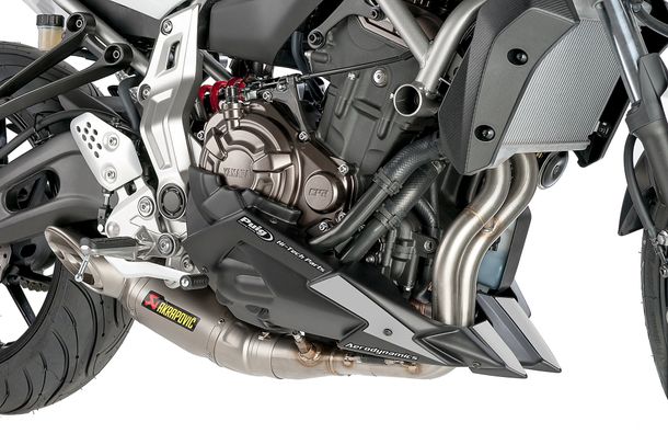 Windschild Puig Bugspoiler mit ABE für Yamaha MT-07, MT-07 Moto Cage, MT-07 ABS, MT-07 Tracer, Tracer 700 Bj. 2014 - 2020