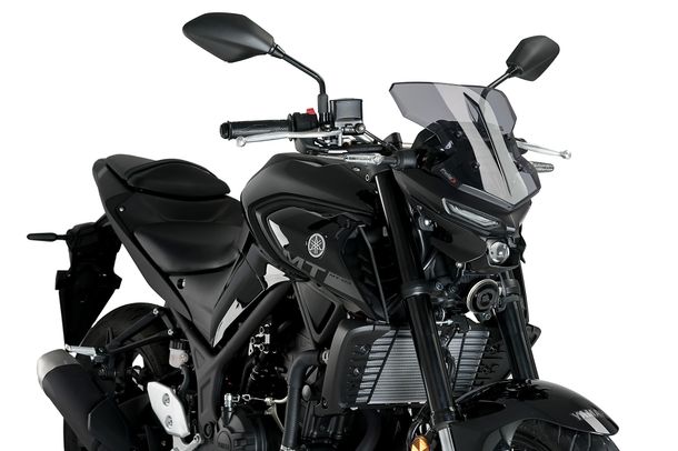 Windschild Puig New Generation Sport 303 x 270 mm mit ABE für Yamaha MT-03 Bj. 2020 - 2026
