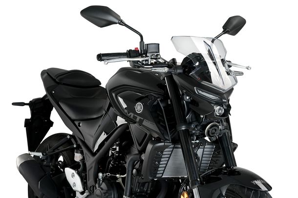 Windschild Puig New Generation Sport 303 x 270 mm mit ABE für Yamaha MT-03 Bj. 2020 - 2026