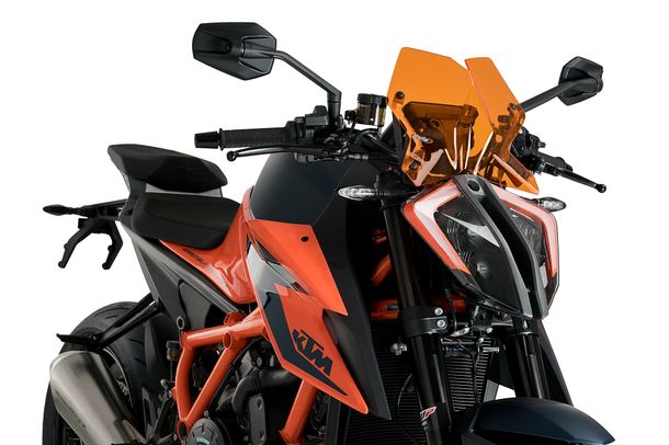 Windschild Puig New Generation Sport 265 x 330 mm mit ABE für KTM 1290 Superduke R, 1290 Superduke RR, 1290 Superduke R EVO Bj. 2020 - 2024