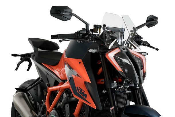 Windschild Puig New Generation Sport 265 x 330 mm mit ABE für KTM 1290 Superduke R, 1290 Superduke RR, 1290 Superduke R EVO Bj. 2020 - 2024