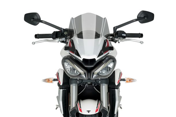 Windschild Puig New Generation Sport 310 x 330 mm mit ABE für Triumph Street Triple 660 S, Street Triple 765 RS Bj. 2020 - 2022