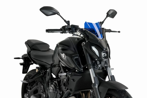 Windschild Puig New Generation Sport 320 x 235 mm mit ABE für Yamaha MT-07, MT-07 Pure Bj. 2021 - 2024