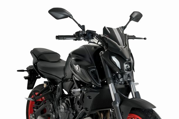 Windschild Puig New Generation Sport 320 x 235 mm mit ABE für Yamaha MT-07, MT-07 Pure Bj. 2021 - 2024