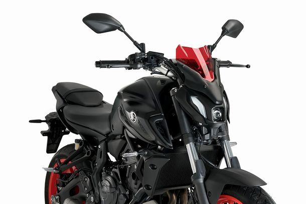 Windschild Puig New Generation Sport 320 x 235 mm mit ABE für Yamaha MT-07, MT-07 Pure Bj. 2021 - 2024