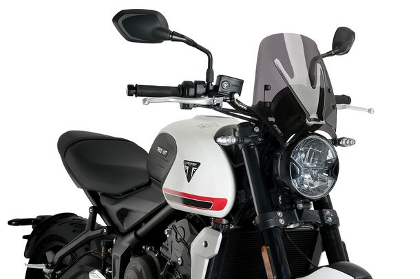 Windschild Puig New Generation Sport 320 x 285 mm mit ABE für Triumph Trident 660 Bj. 2021 - 2025