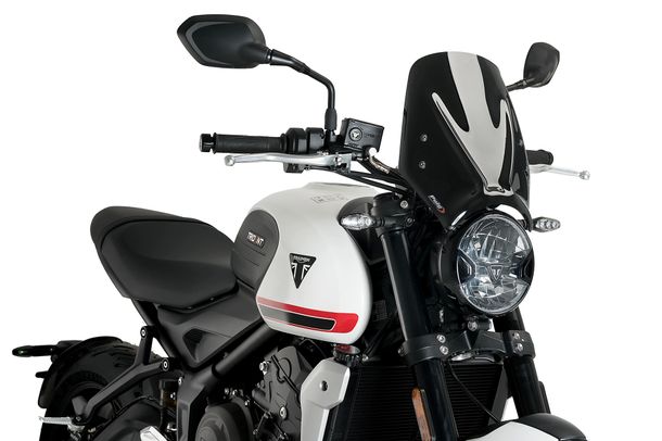 Windschild Puig New Generation Sport 320 x 285 mm mit ABE für Triumph Trident 660 Bj. 2021 - 2025